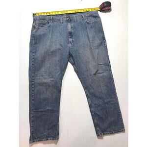 Wrangler 46x30 Relaxed Fit Jeans Men’s Blue Denim 97TPRW0